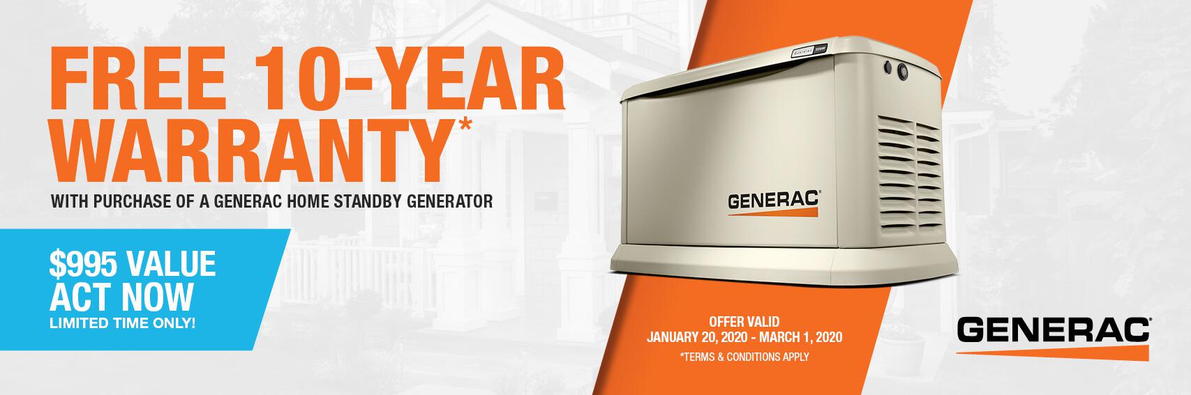 Homestandby Generator Deal | Warranty Offer | Generac Dealer | Auburn, NH
